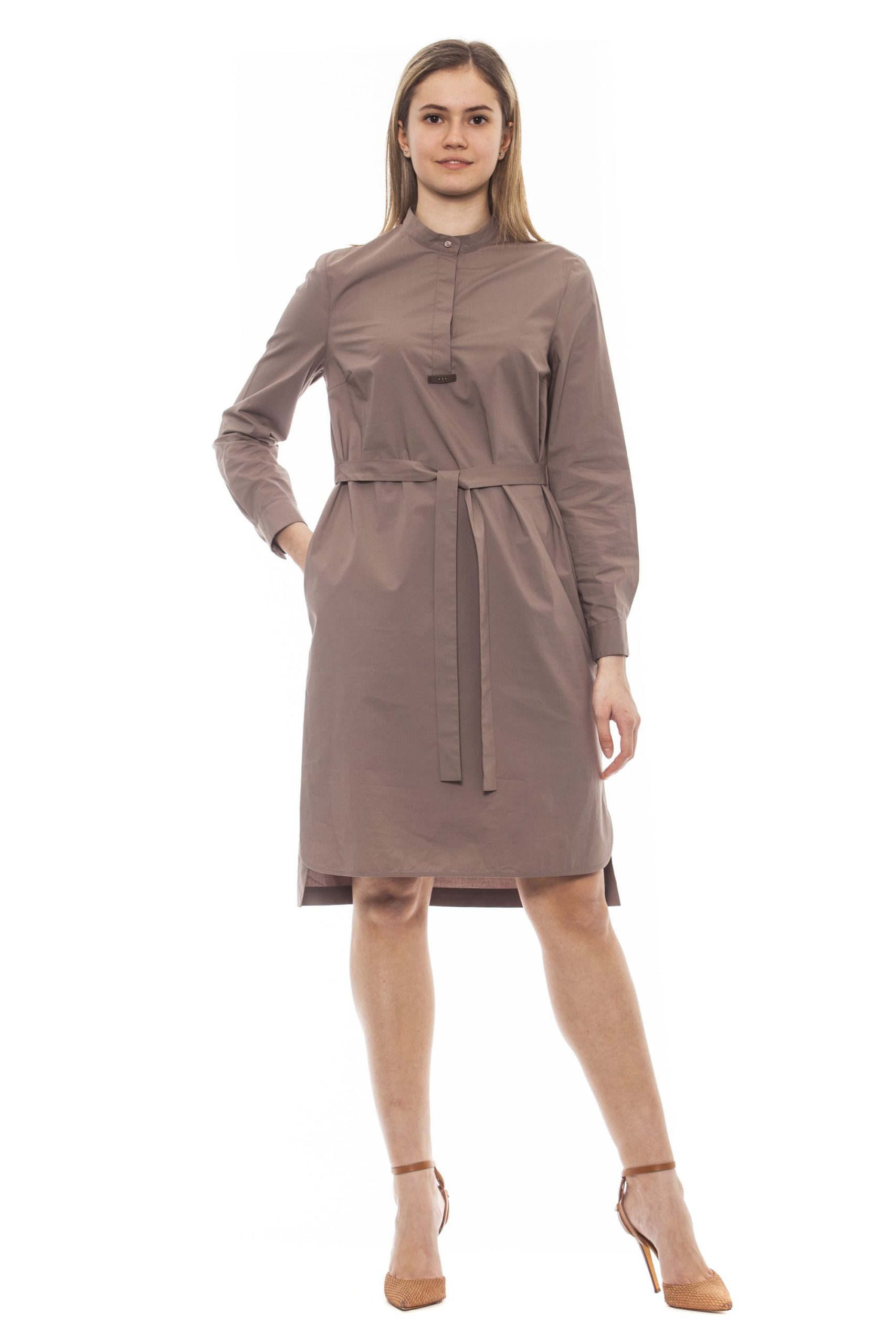 Peserico Women's Dress Beige PE1381607 - IT42 | S