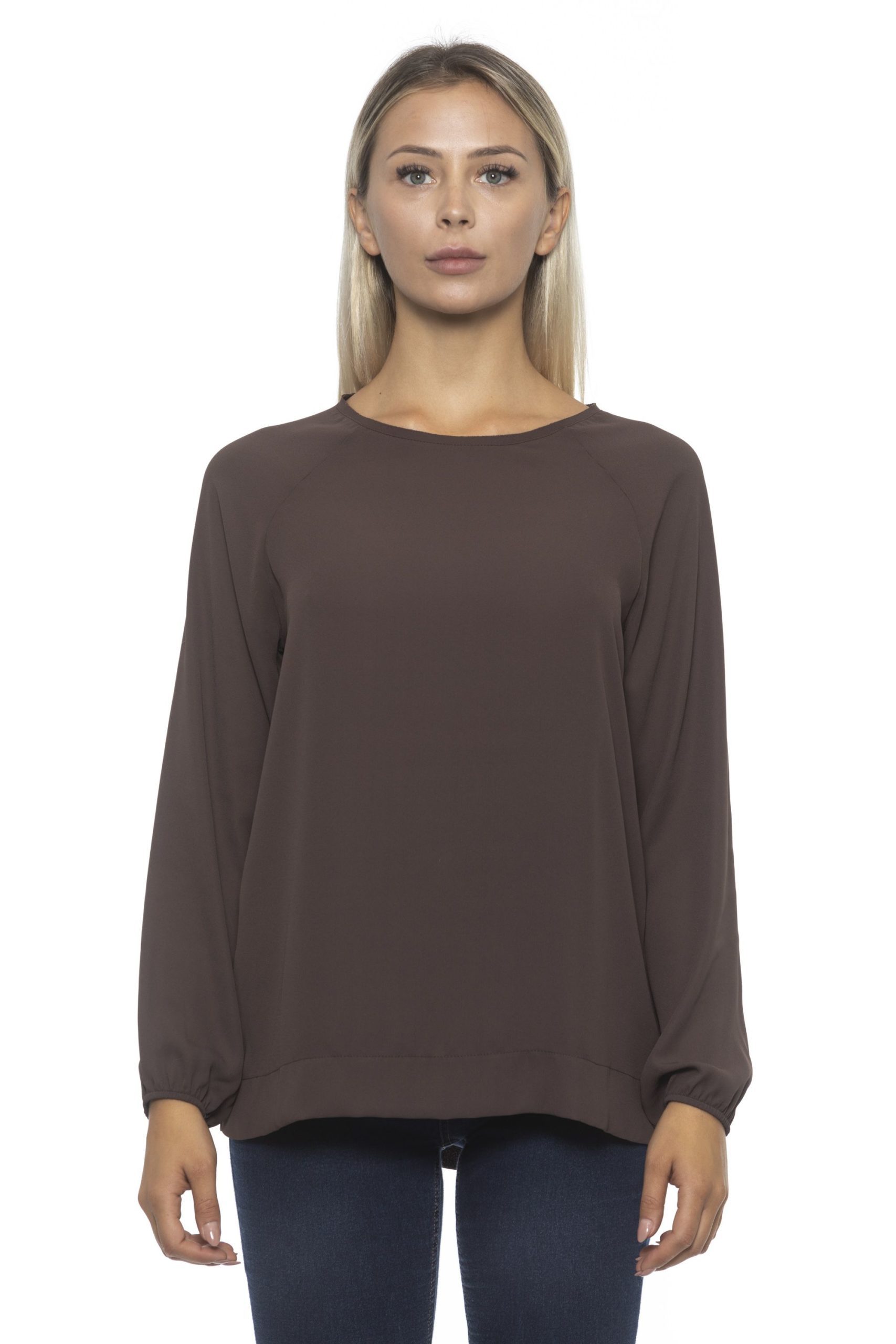 Alpha Studio Women's Moka Sweater Brown AL1192342 - IT42 | S