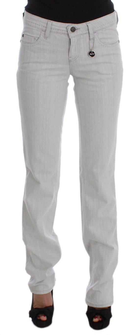 Costume National Women's Cotton Slim Fit Bootcut Jeans Gray SIG32589 - W26