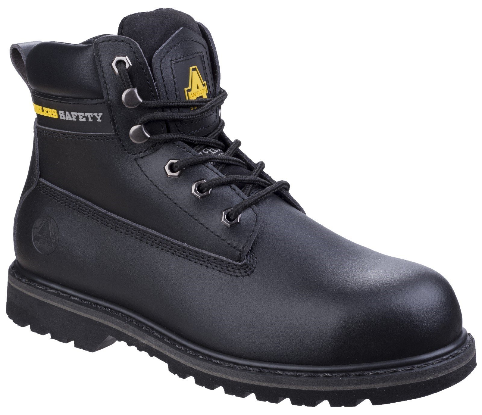 Amblers Unisex Safety Goodyear Welted Boot Black 01049 - Black 4