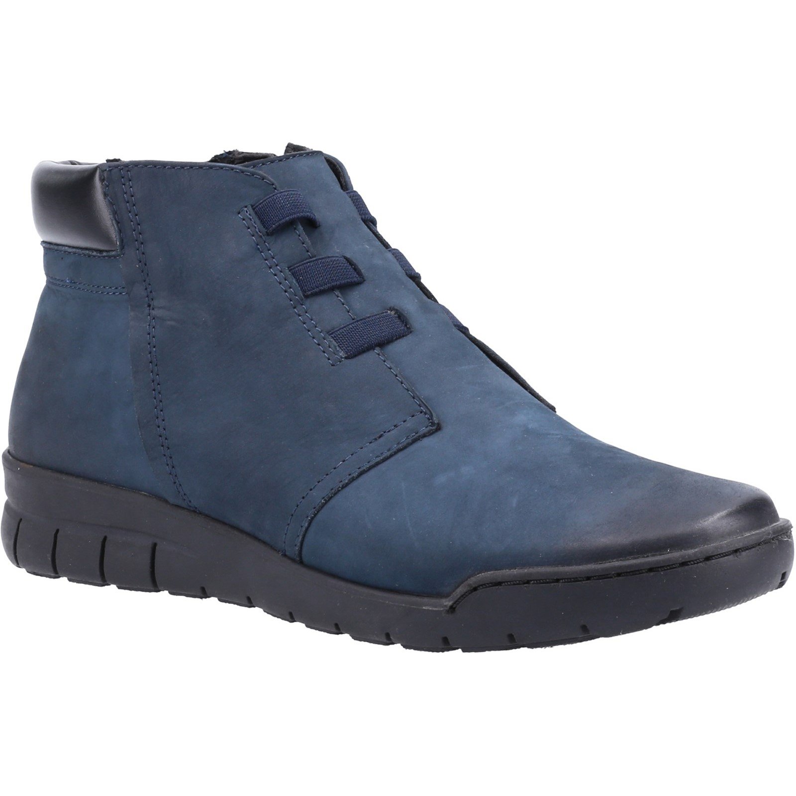 Fleet & Foster Women's Carmen Zip Ankle Boot Various Colours 33017 - Navy 3