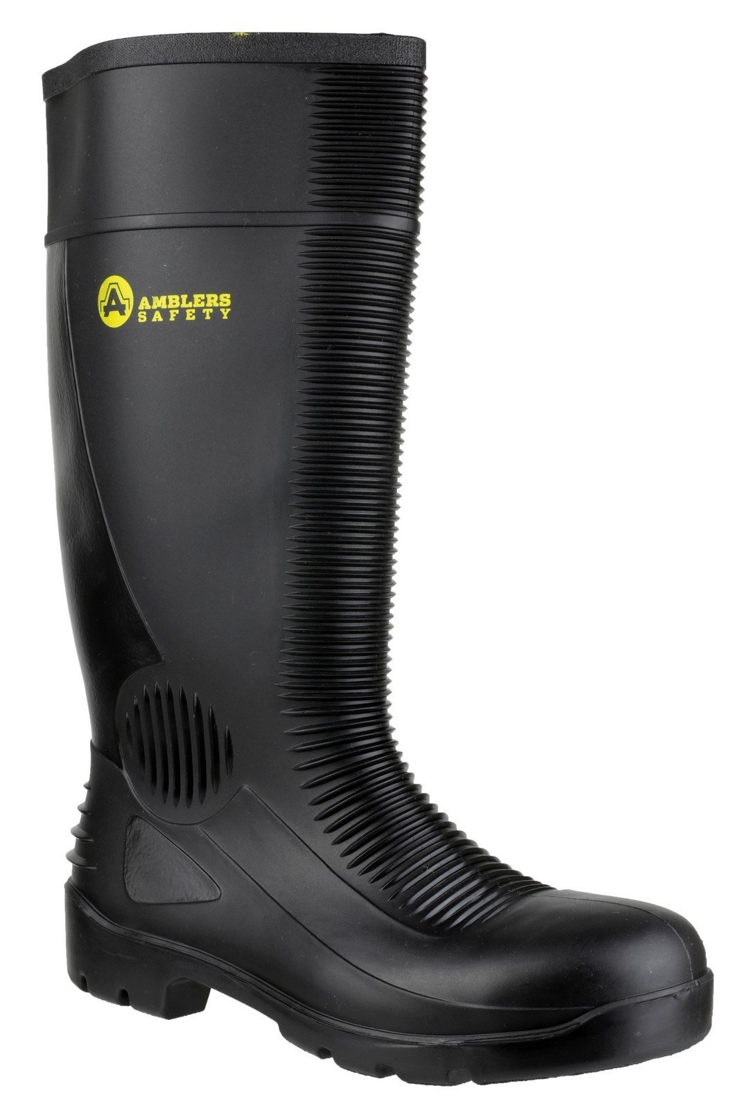 Amblers Unisex Safety Construction Wellington Boot Black 21233 - Black 5