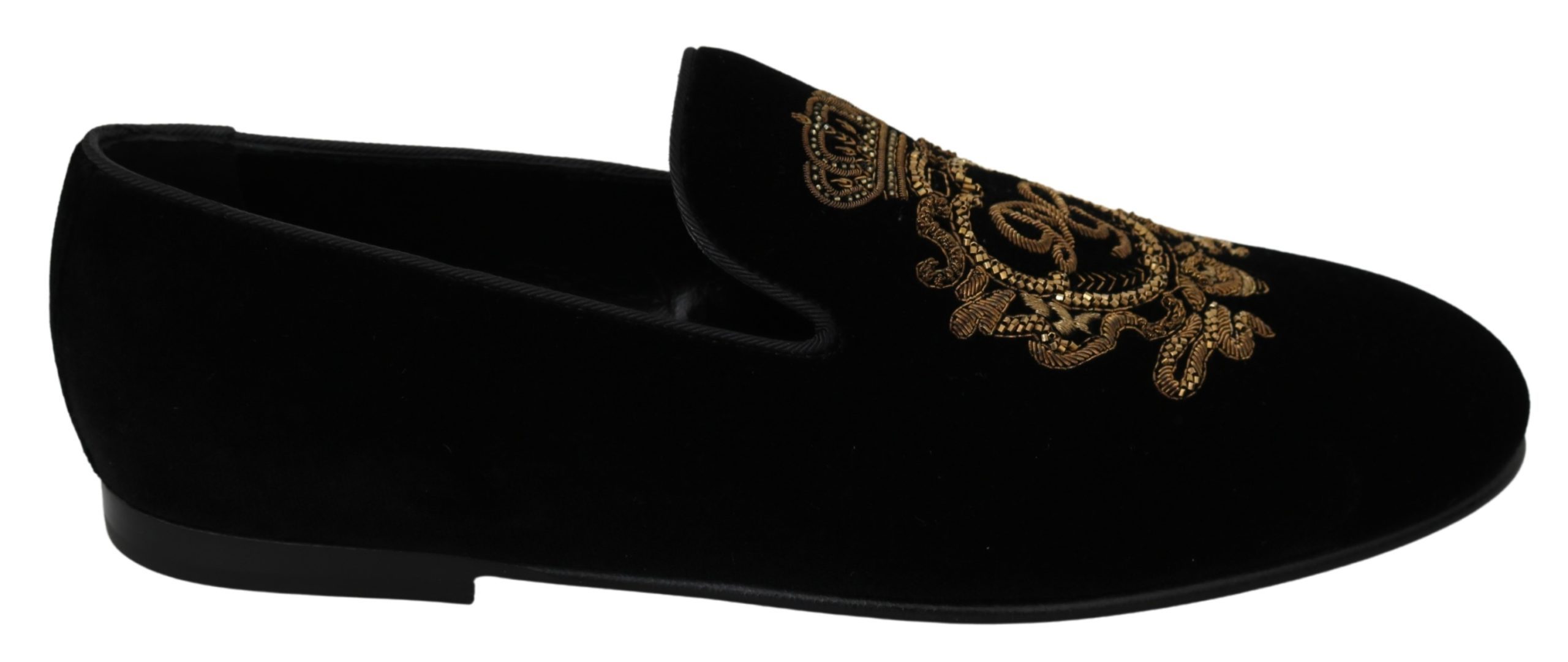 Dolce & Gabbana Men's Logo Loafers Black MV2862 - EU41.5/US8.5