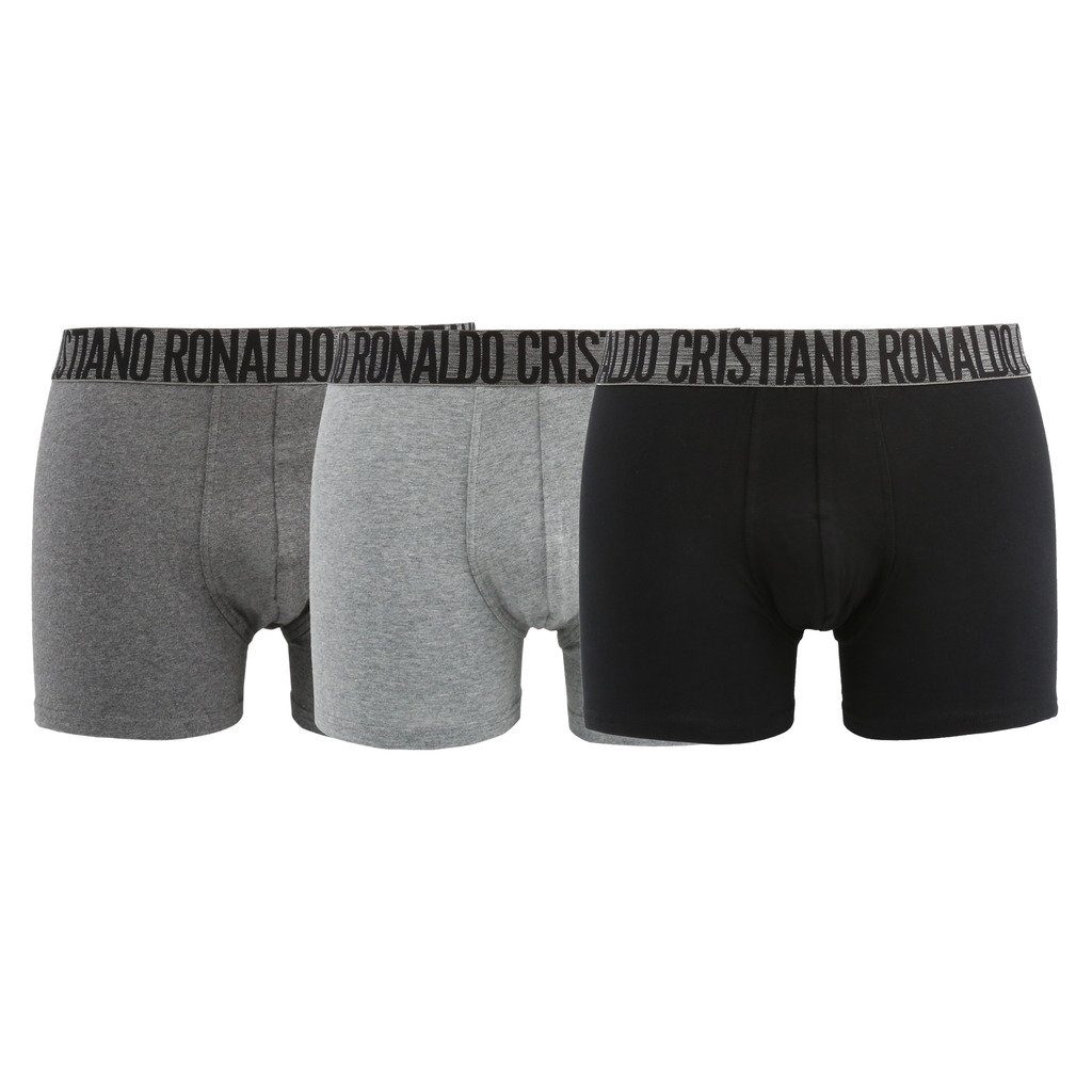 CR7 Cristiano Ronaldo Men's Boxer Shorts Various Colours 8100-49 - grey S