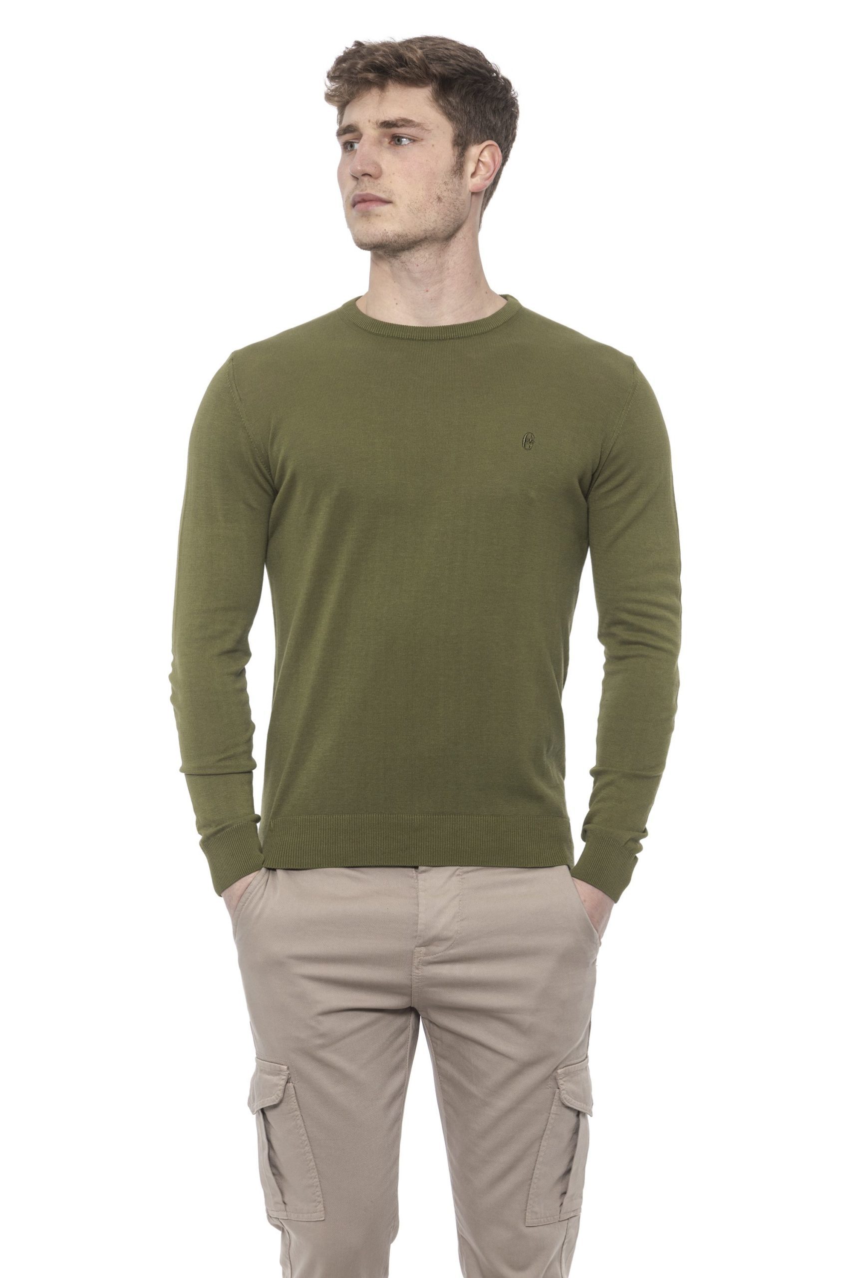 Conte of Florence Men's Sweater Green CO1376434 - S