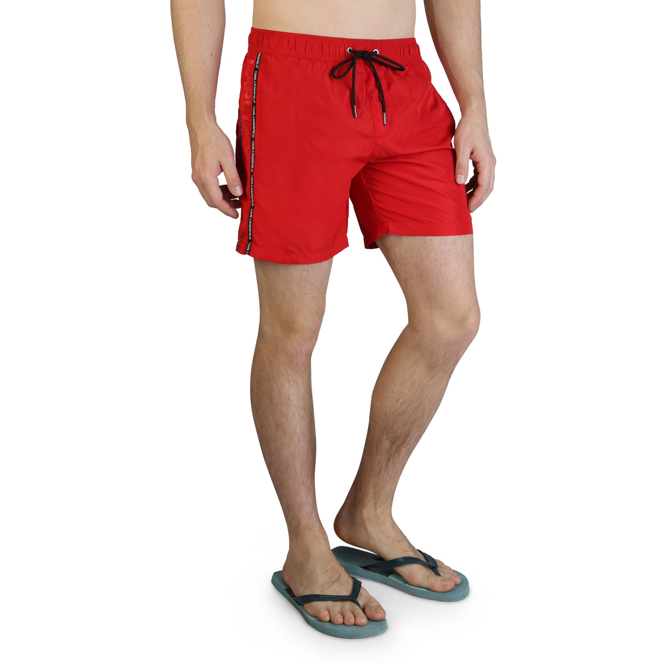 Karl Lagerfeld Men's Swimwear Various Colours KL21MBM03 - red S