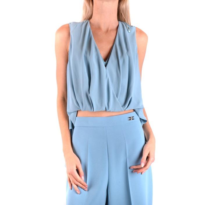 Elisabetta Franchi Women's Top Light Blue 164362 - light blue 44