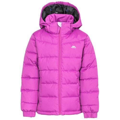 Trespass Kid's Padded School Jacket Various Colours Marey - Purple Orchid 2 to 3 Years