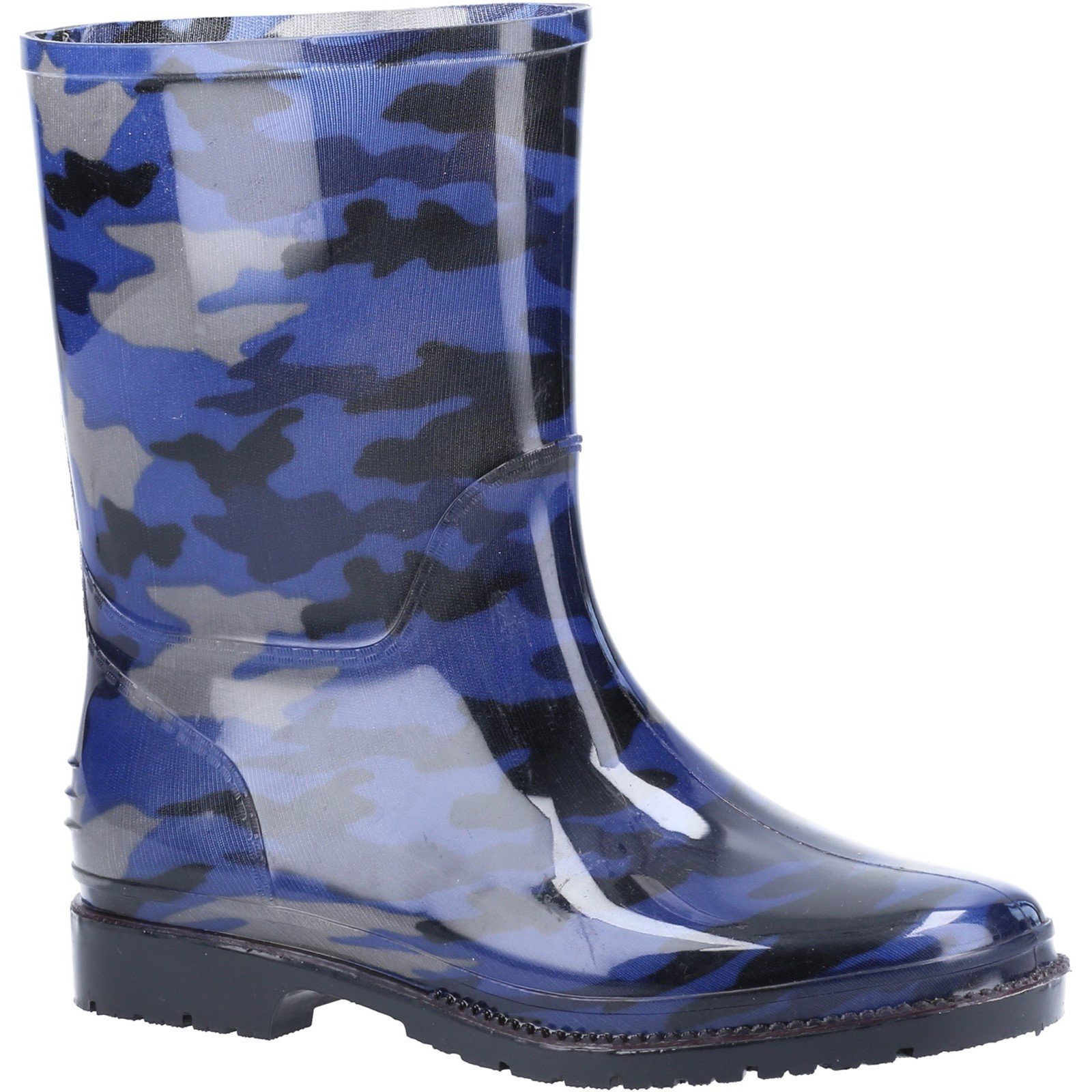 Cotswold Kid's PVC Jnr Wellington Various Colours 18853 - Navy Camo 12