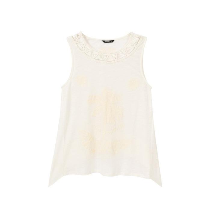 Desigual Women's Tank Top White 173258 - white XS