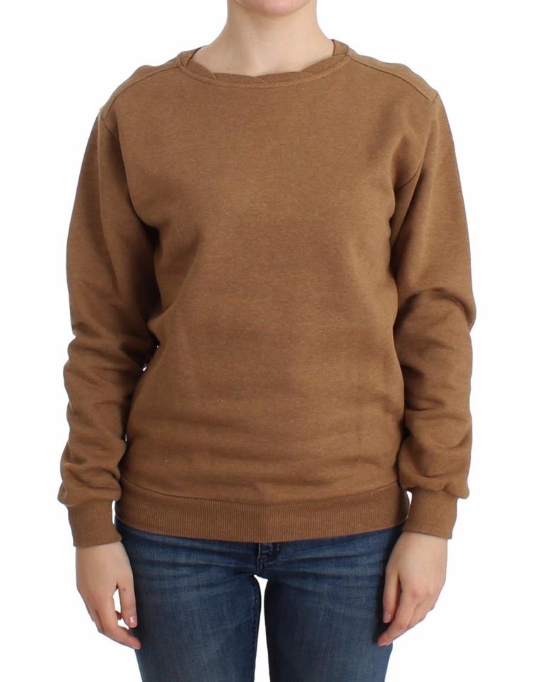 John Galliano Women's Crewneck Cotton Sweater Brown SIG12072 - XS