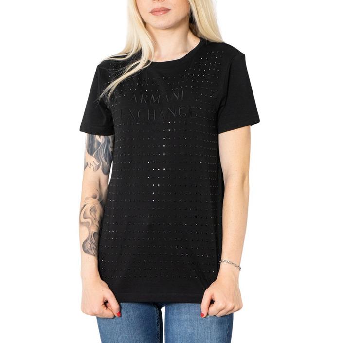 Armani Exchange Women's T-Shirt Black 273205 - black XS
