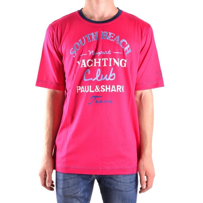 Paul&shark Men's T-Shirt Liliac 161621 - liliac L