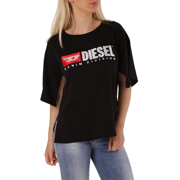 Diesel Women's T-Shirt Black 302521 - black-2 S
