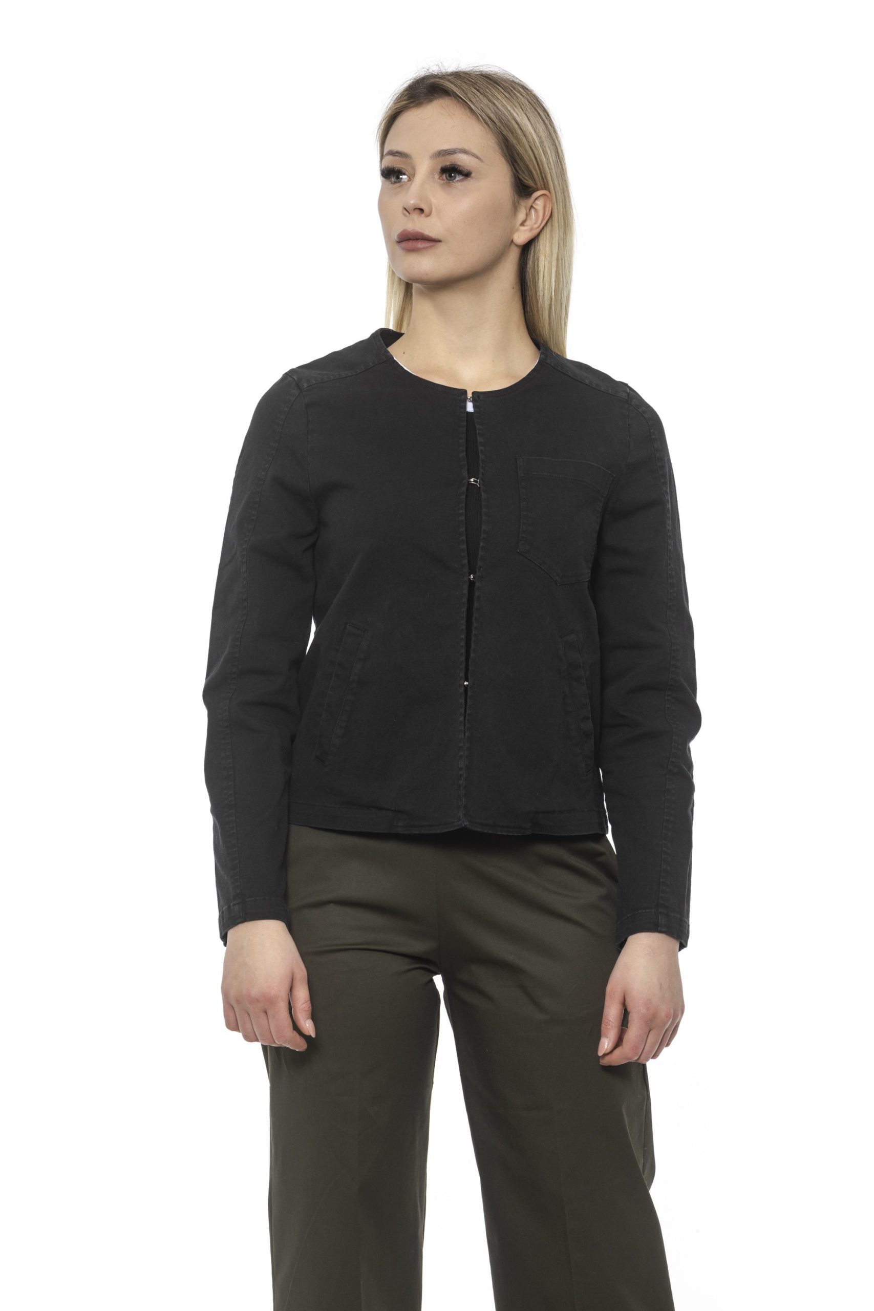 Alpha Studio Women's Nero Blazer Black AL1374810 - IT40 | XS