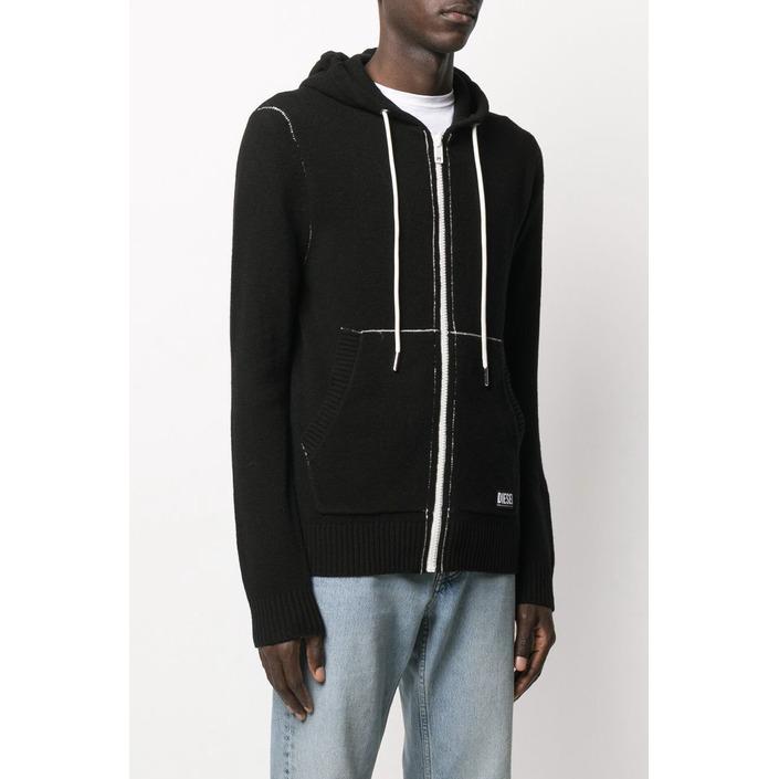 Diesel Men's Cardigan Black 312527 - black S