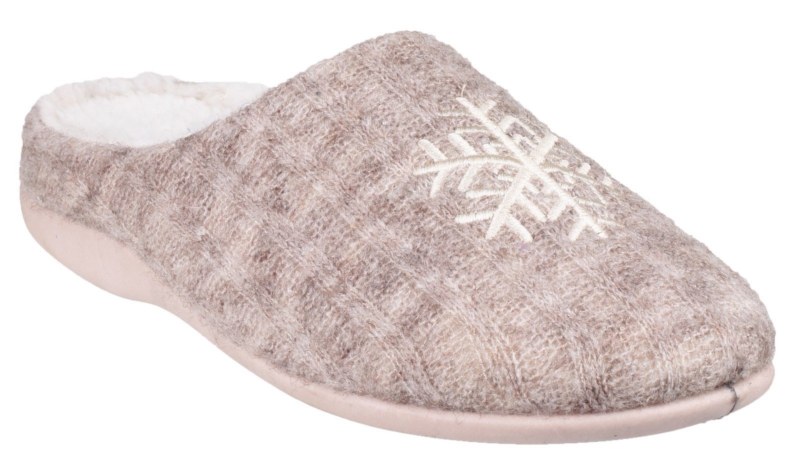 Fleet & Foster Women's Metz Mule Slipper Various Colours 24294-40072 - Beige 3