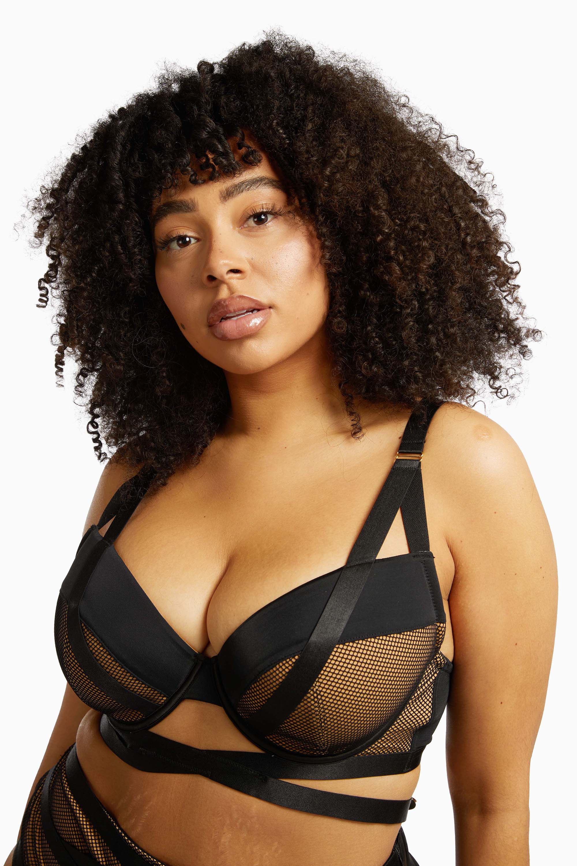 Gabi Fresh Brooklyn Fishnet Strappy Bra 38B