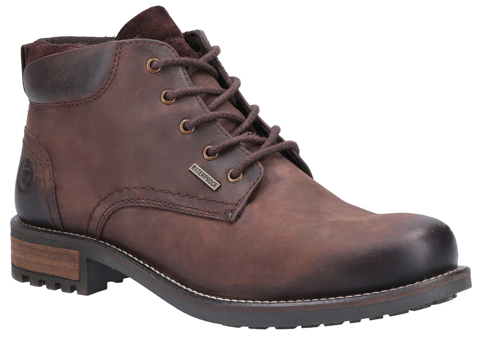 Cotswold Men's Woodmancote Lace Up Work Boots Brown 31008 - Brown 6
