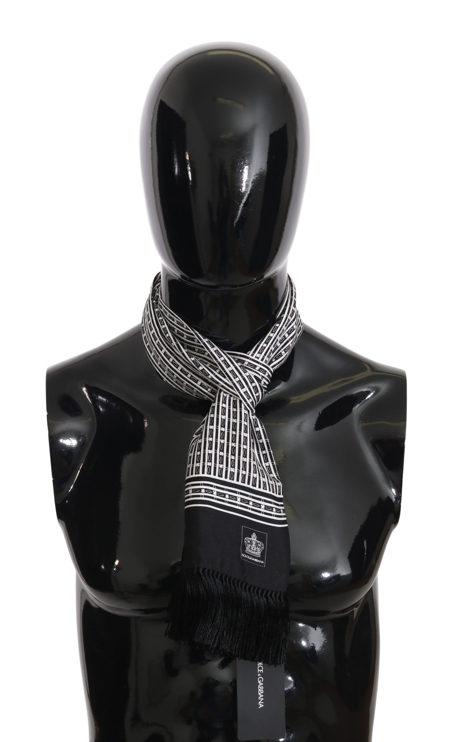 Dolce & Gabbana Men's Scarf Black MS1978