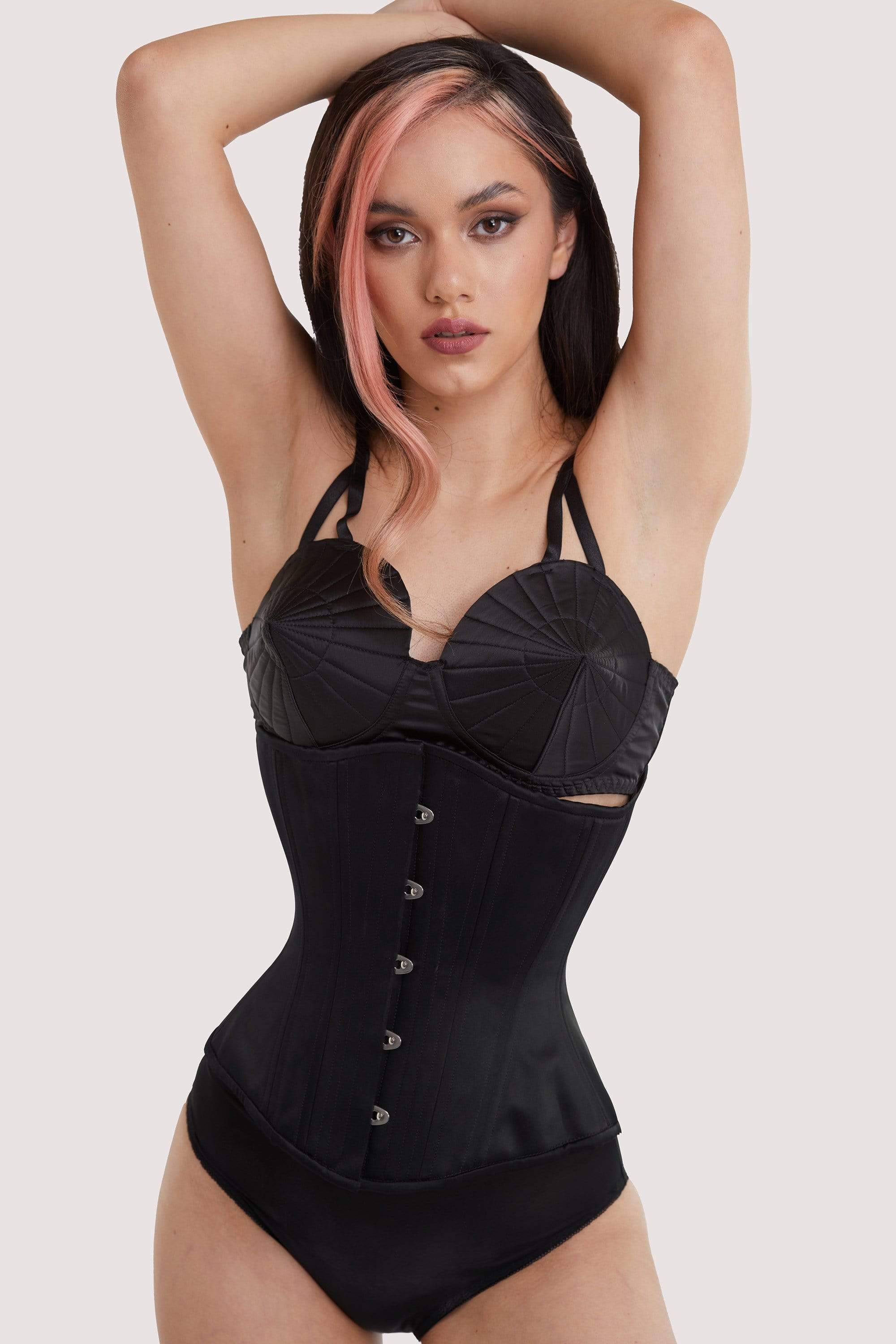 Bettie Page Satin Underbust Corset Corset 20”
