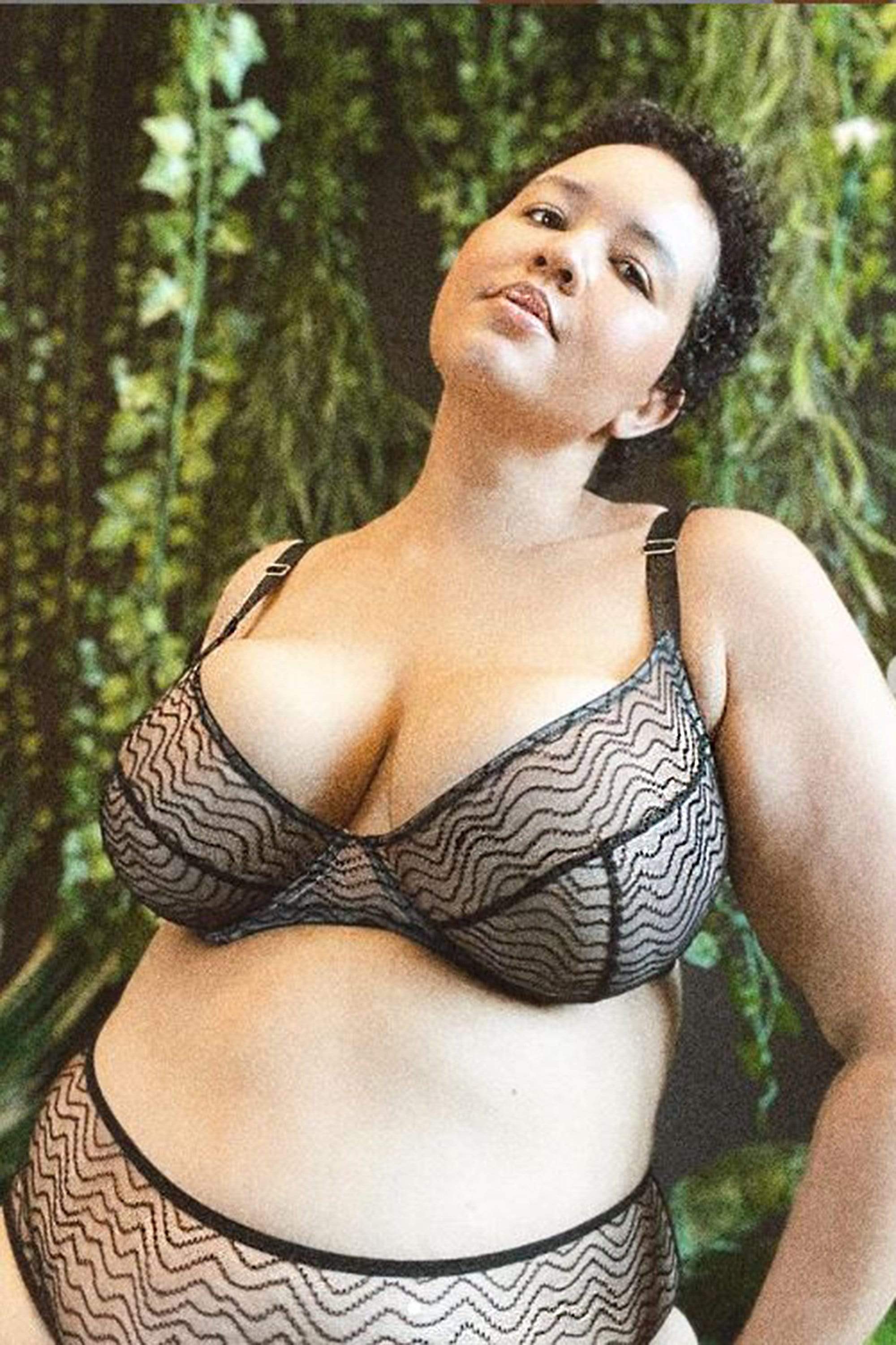 Gabi Fresh Brianna Black Mesh Bra 38F