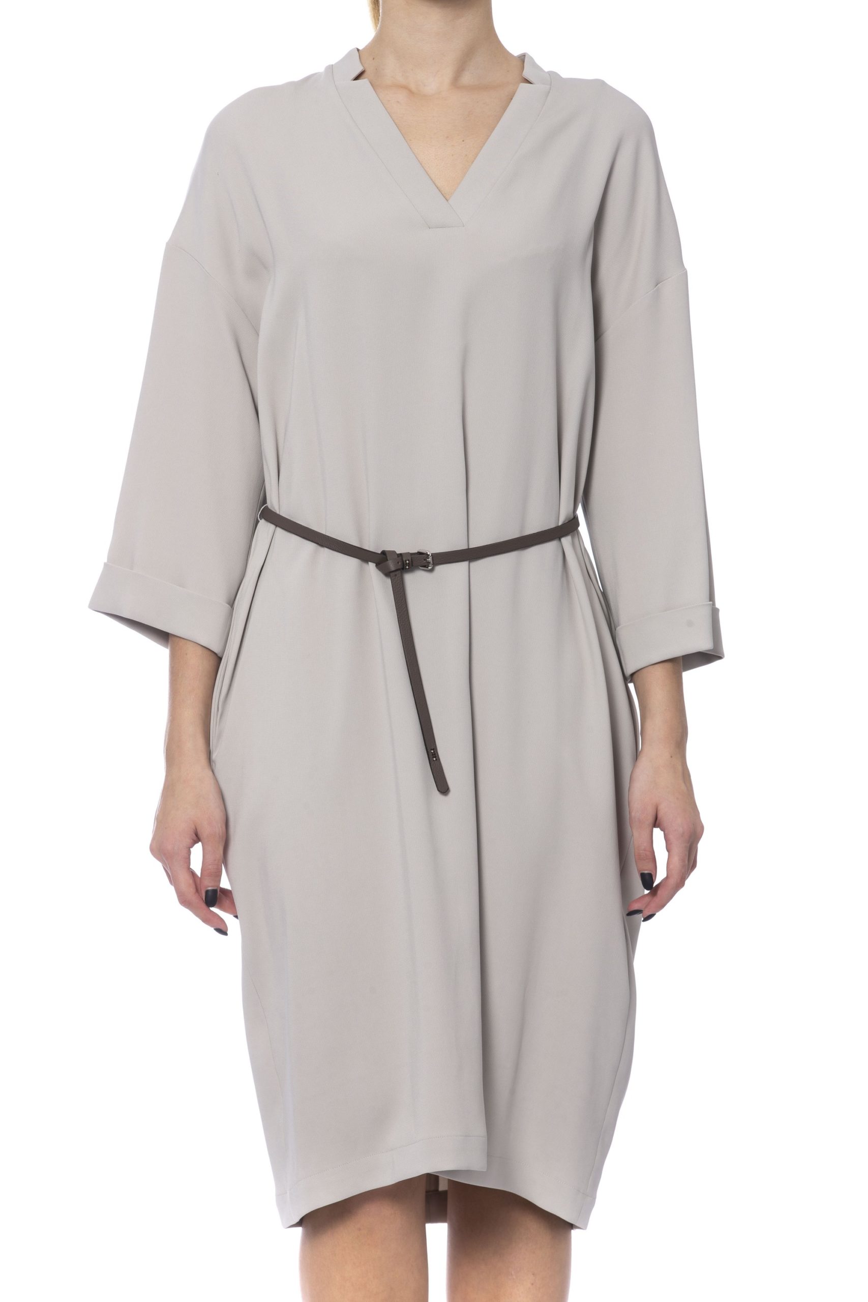 Peserico Women's Dress Beige PE993596 - IT42 | S