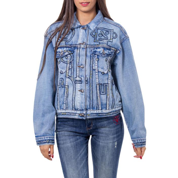 Desigual Women's Blazer Blue 167680 - blue M