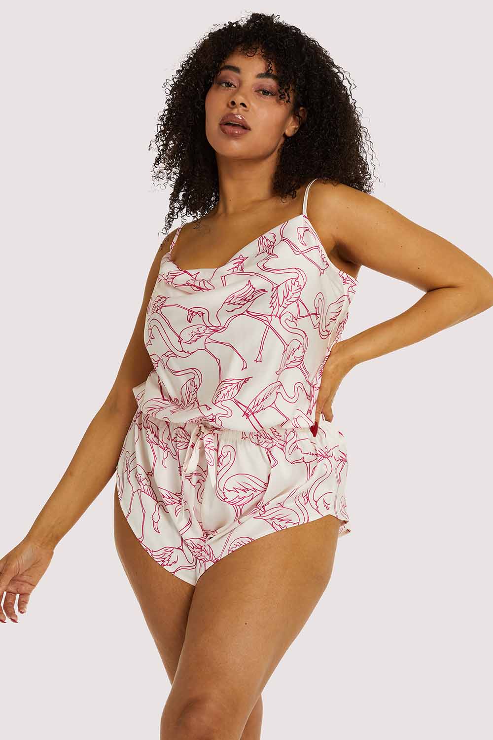 Kilo Brava EXCLUSIVE Pink Flamingo Playsuit UK 10