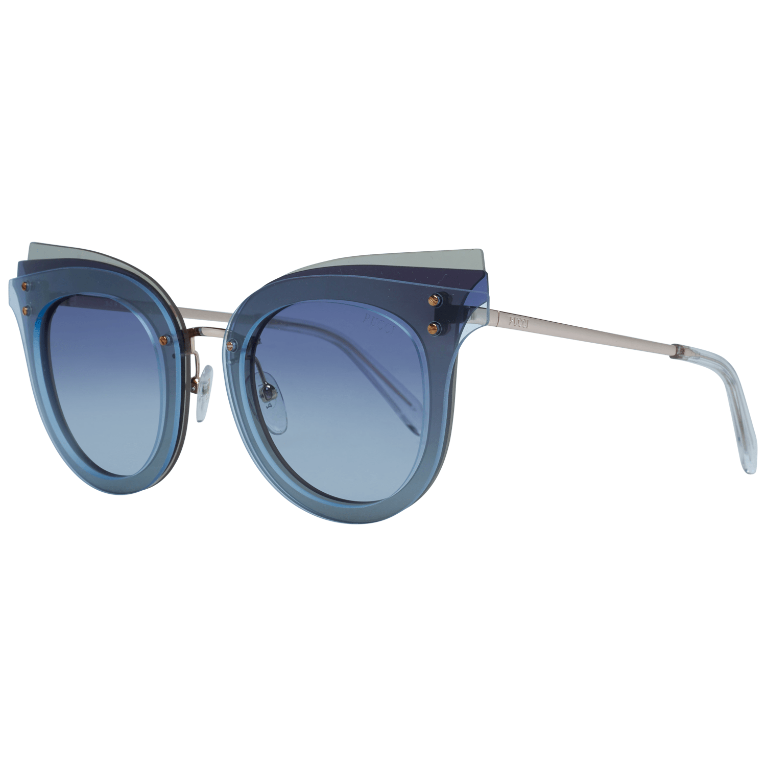 Emilio Pucci Women's Sunglasses Blue EP0104 6692W
