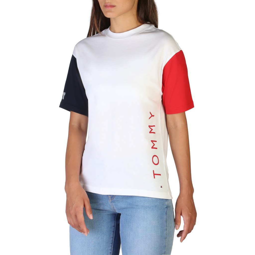 Tommy Hilfiger Women's T-Shirt White WW0WW24150 - white XS