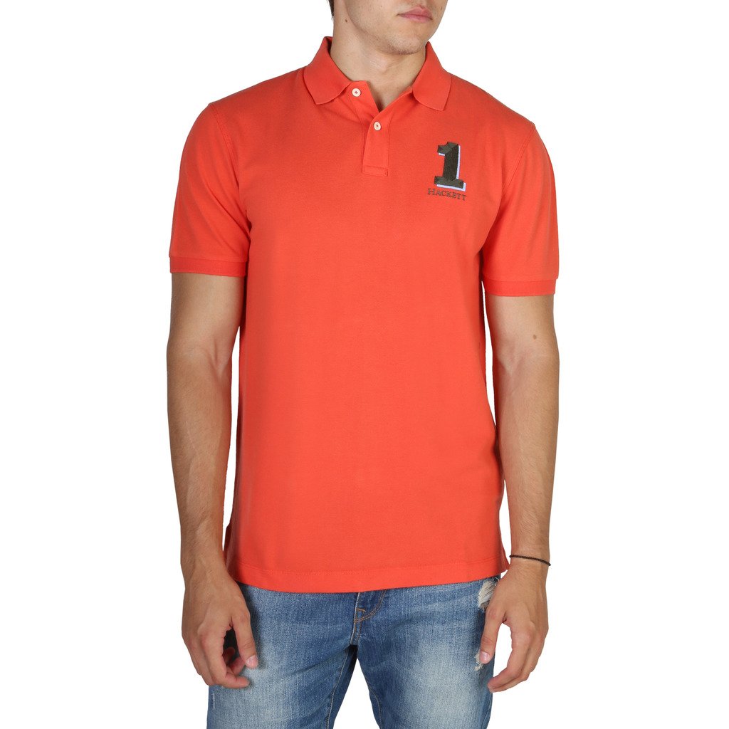 Hackett Men's Polo Shirt Orange HM562314 - orange XS