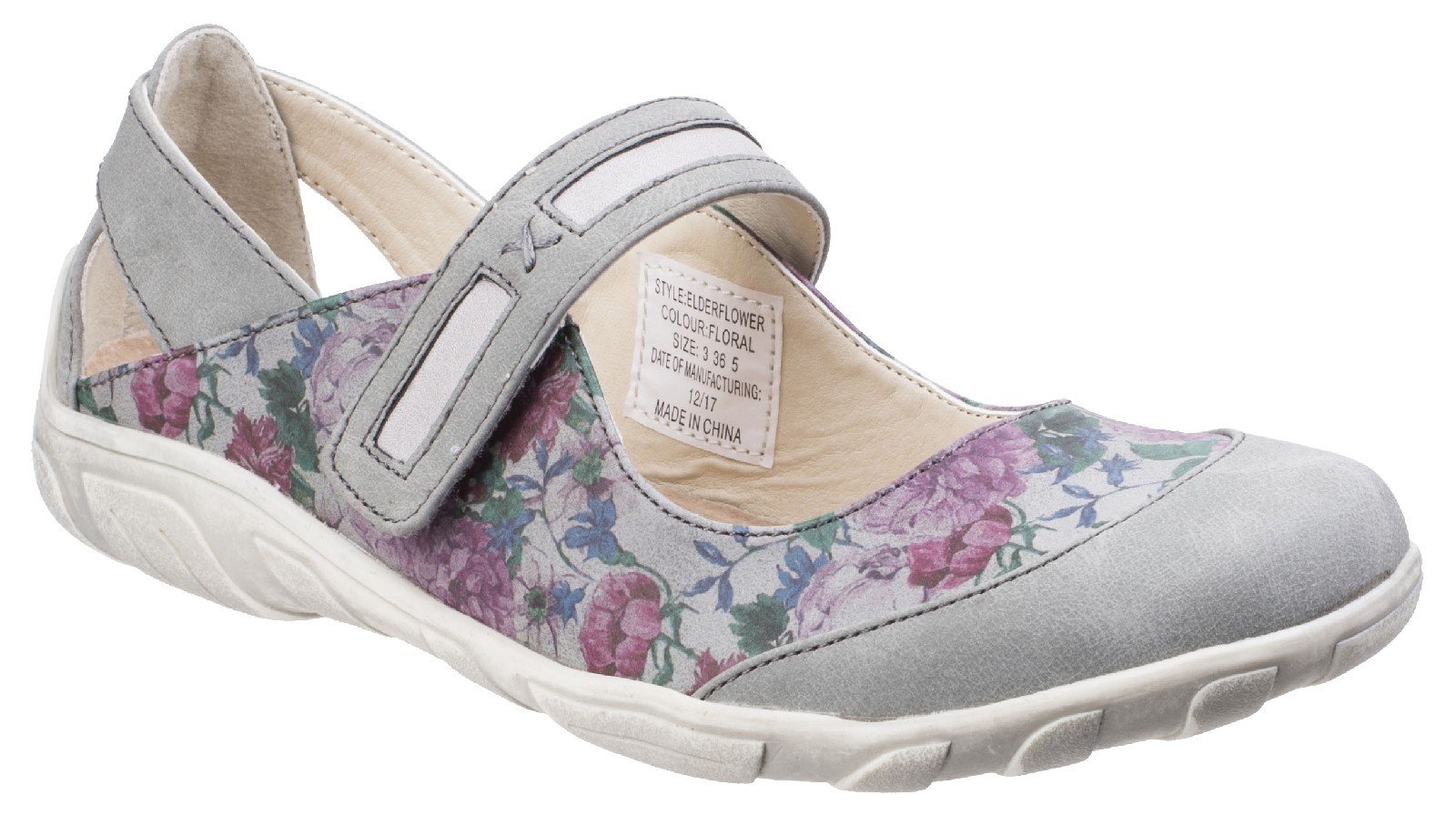 Fleet & Foster Women's Elderflower Flats Floral 26287-43846 - Floral 3