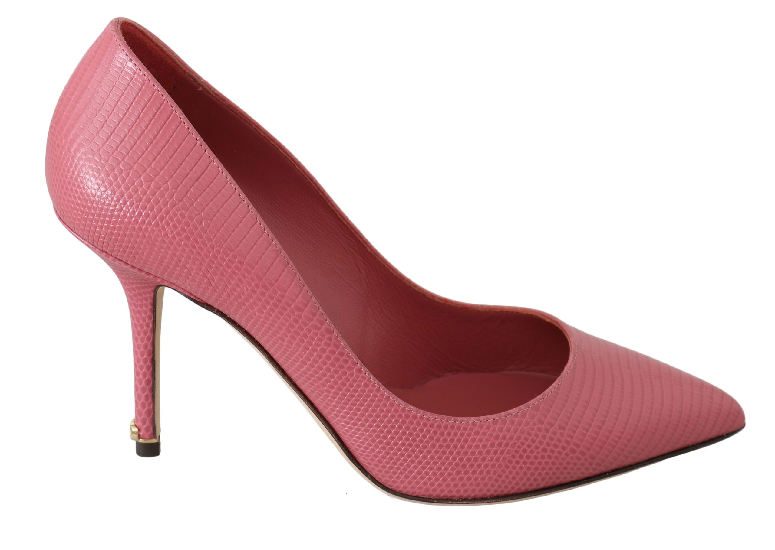 Dolce & Gabbana Women's Leather Bellucci Pumps Pink LA6289 - EU36/US5.5