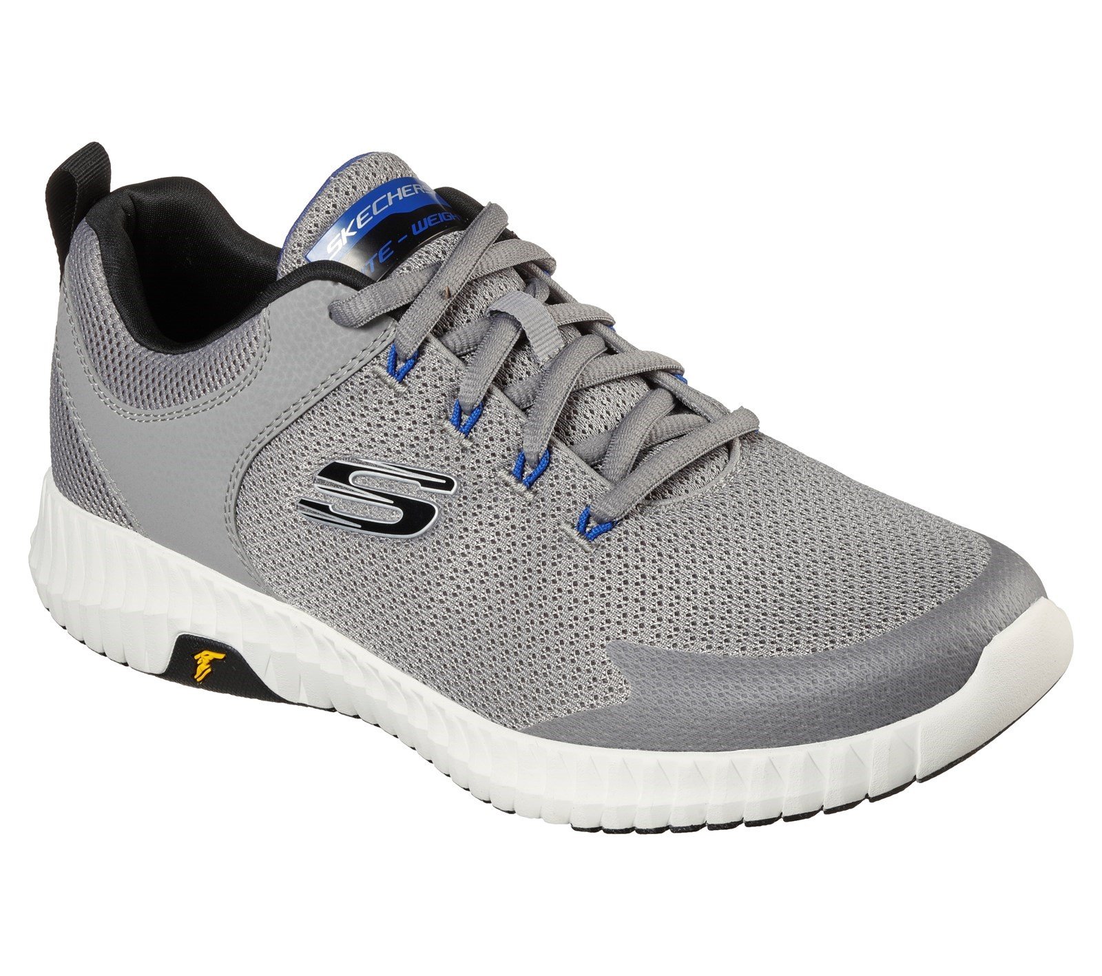 Skechers Men's Elite Flex Prime Take Over Sport Trainer Various Colours 32180 - Light Grey/Black 6