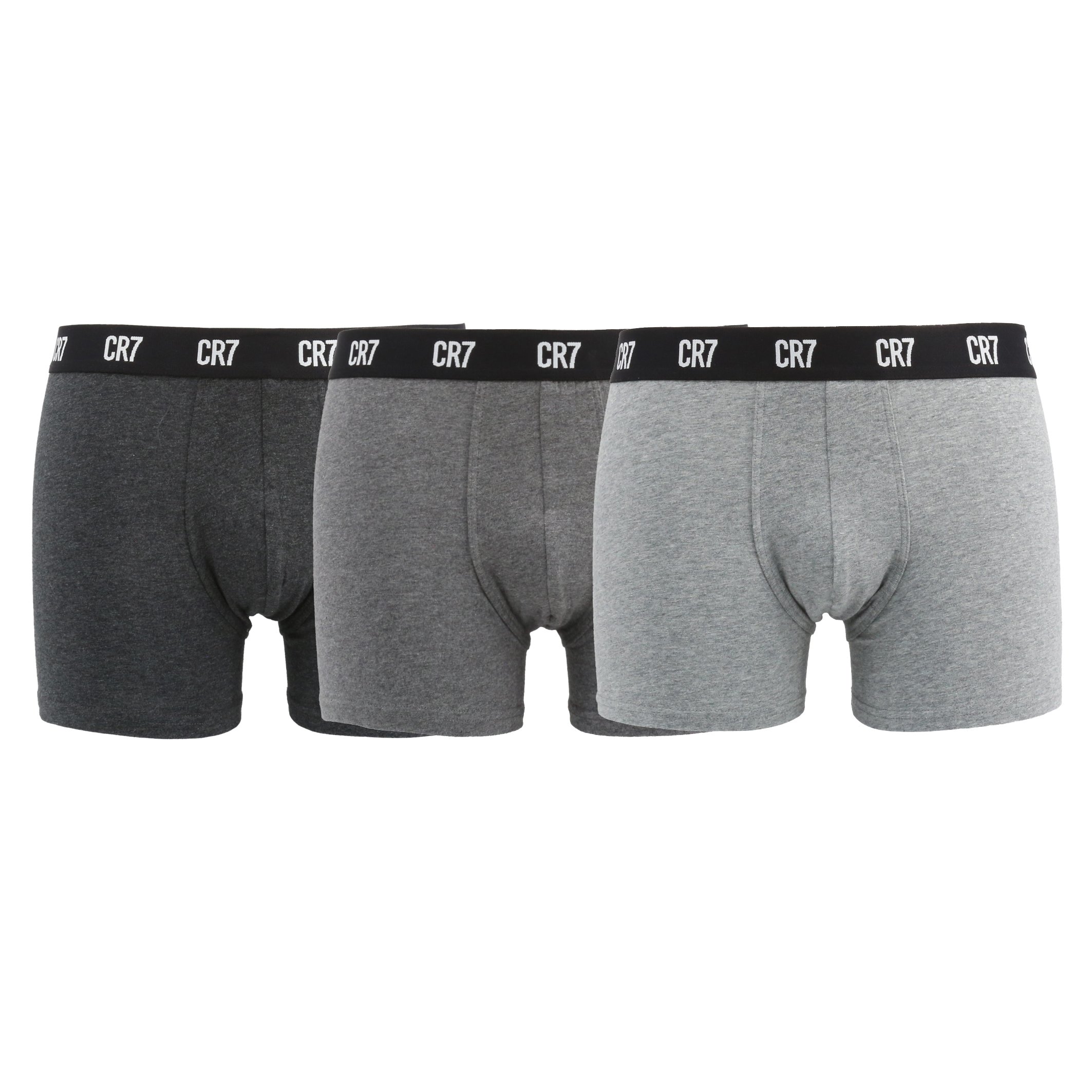 CR7 Cristiano Ronaldo Men's Boxer Shorts Various Colours 8100-49 - grey-2 S