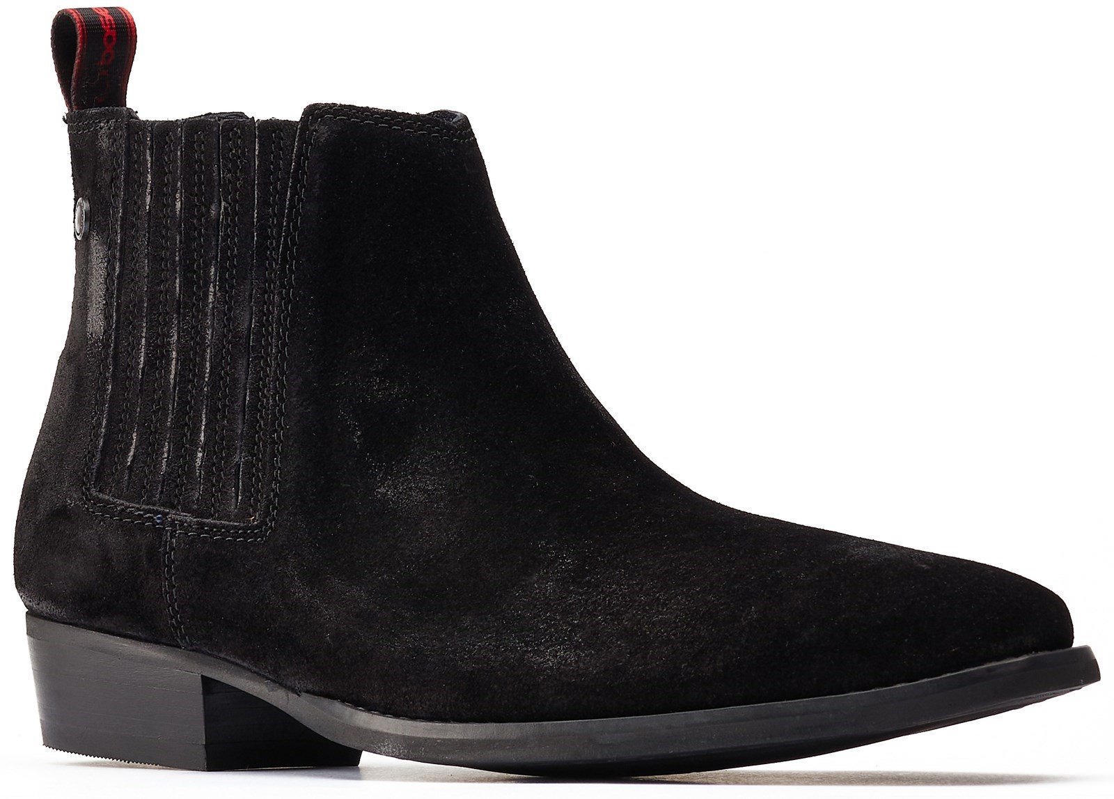 Base London Men's Monroe Rocker Boot Black 31235 - Black 6