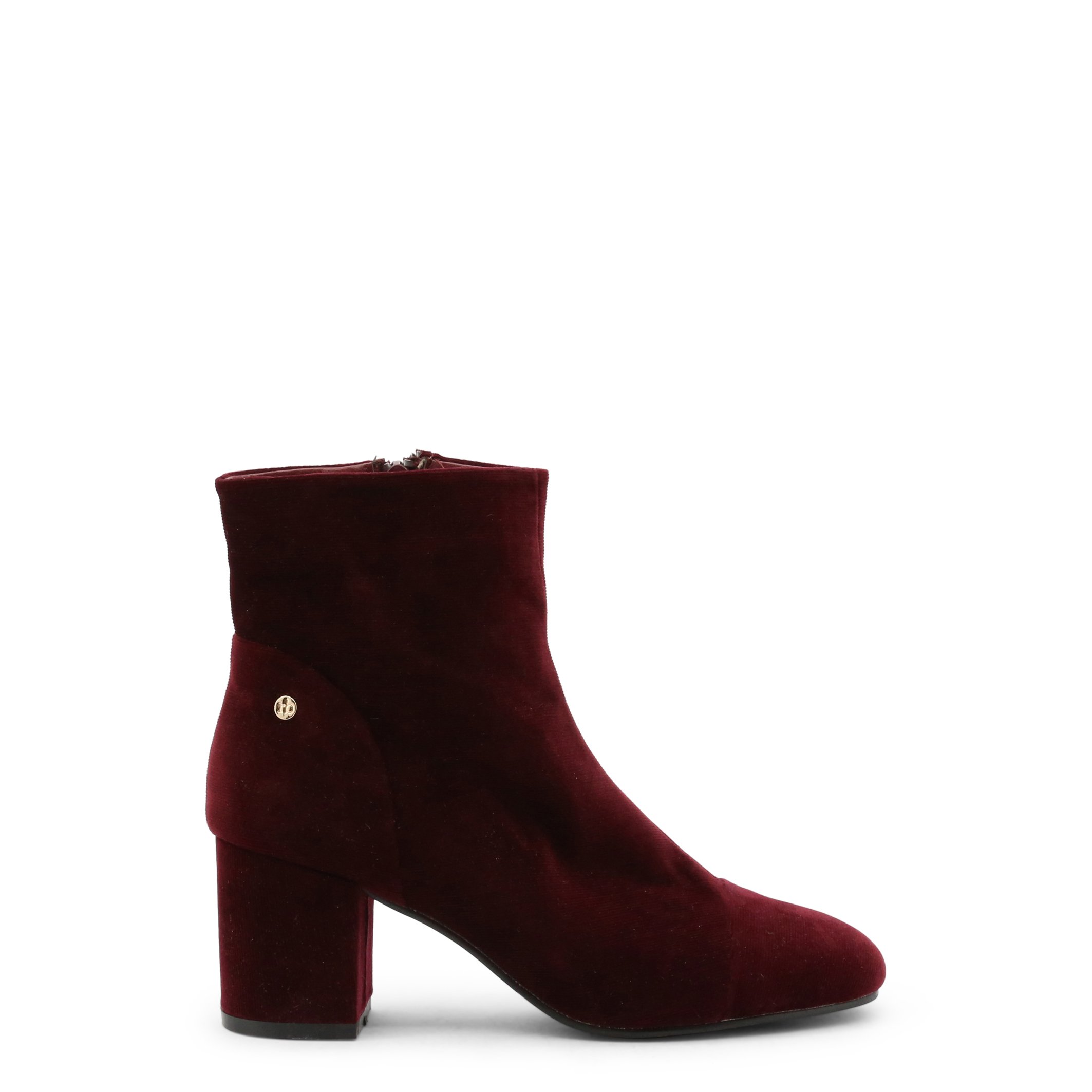 Roccobarocco Women's Ankle Boot Black RBSC1N201STD - red EU 37