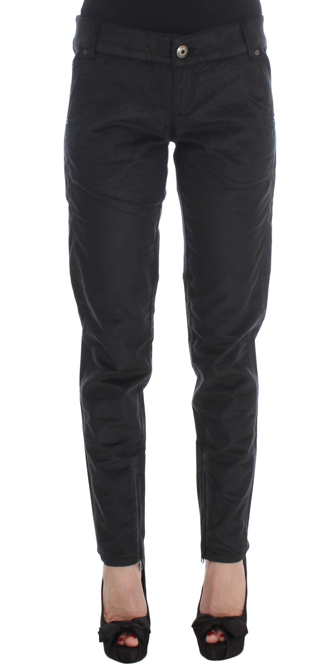 Ermanno Scervino Women's Regular Fit Trouser Black SIG30403 - IT42|M