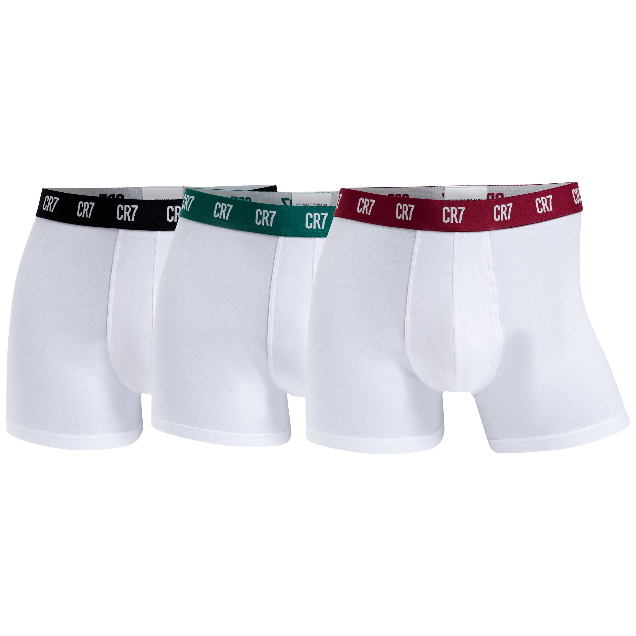 CR7 Cristiano Ronaldo Men's Boxer Shorts Various Colours 8100-49 - white-1 S