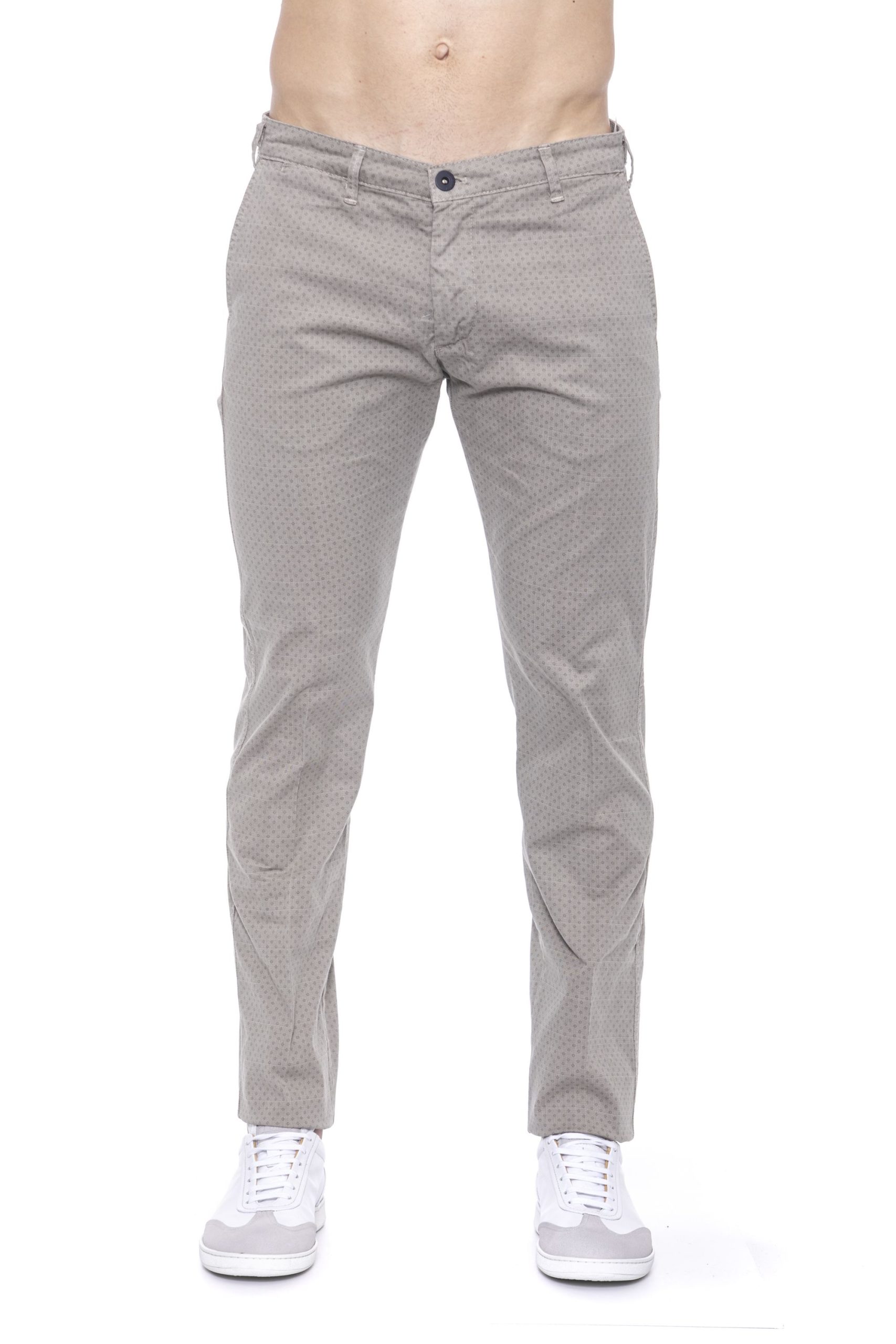 Armata Di Mare Men's Micro-pattern Jeans Beige AR1394871 - IT54 | XL