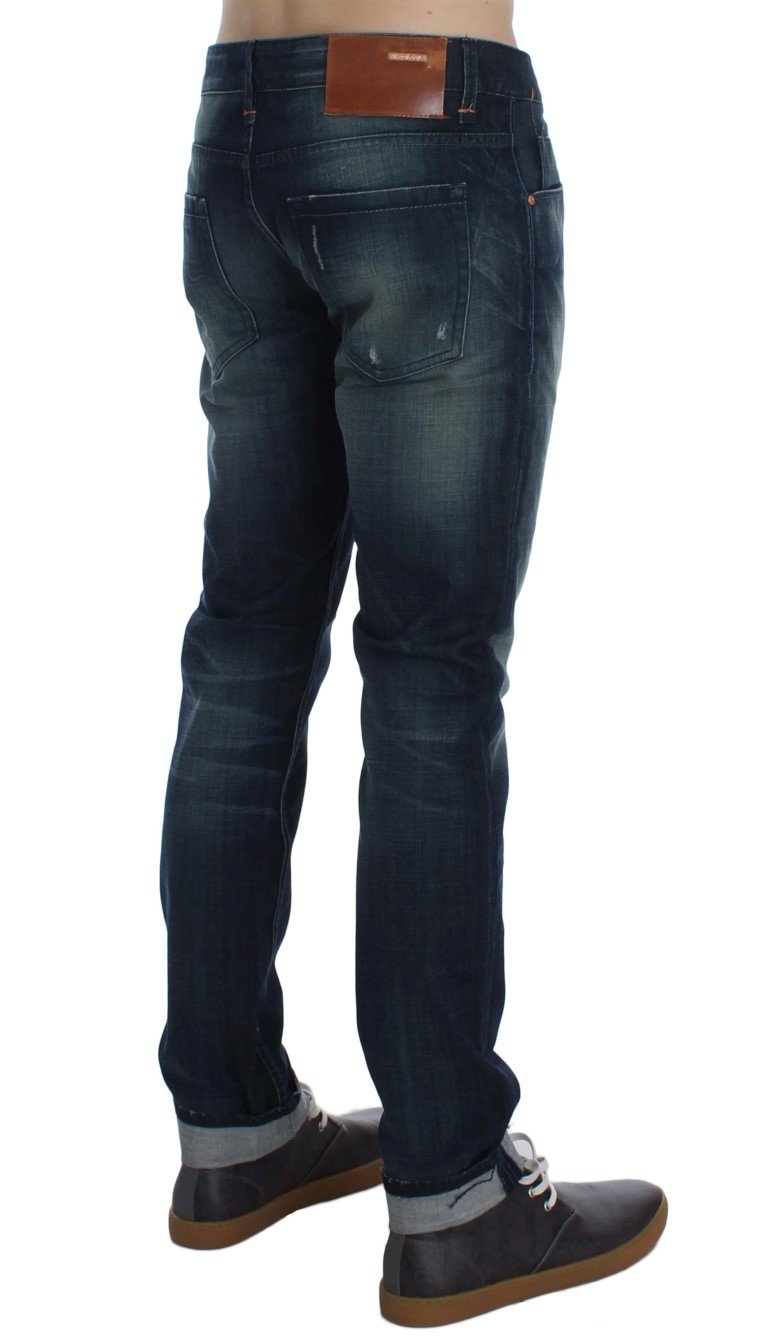 ACHT Men's Denim Straight Fit Jeans Blue SIG30494 - W34