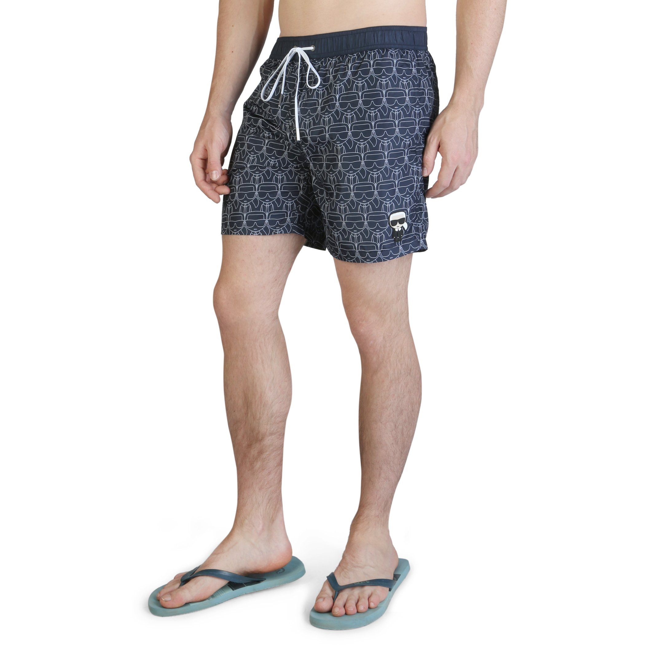 Karl Lagerfeld Men's Swimwear Various Colours KL21MBM12 - blue S