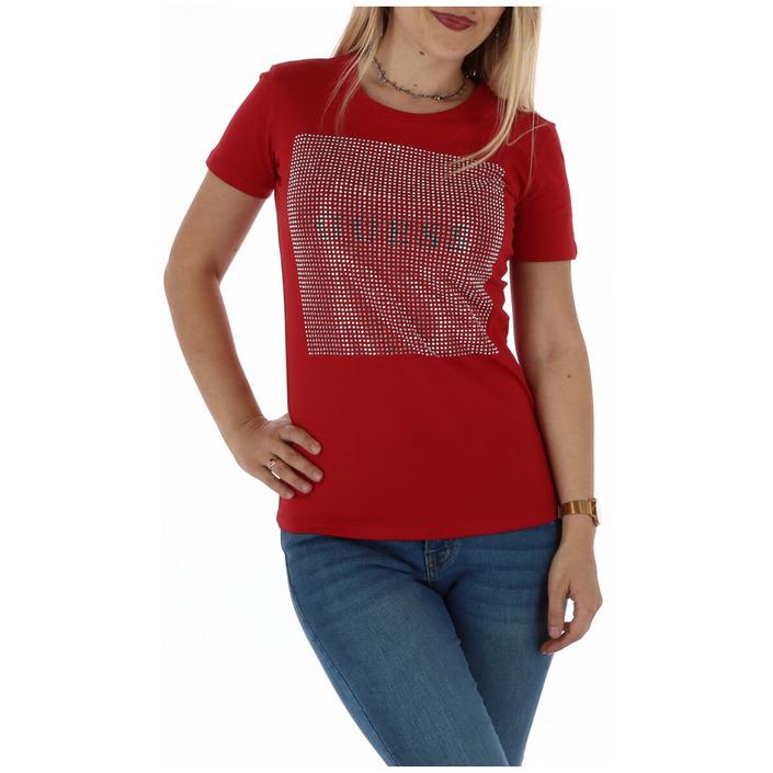 Guess Women's T-Shirt Red 301055 - red XS