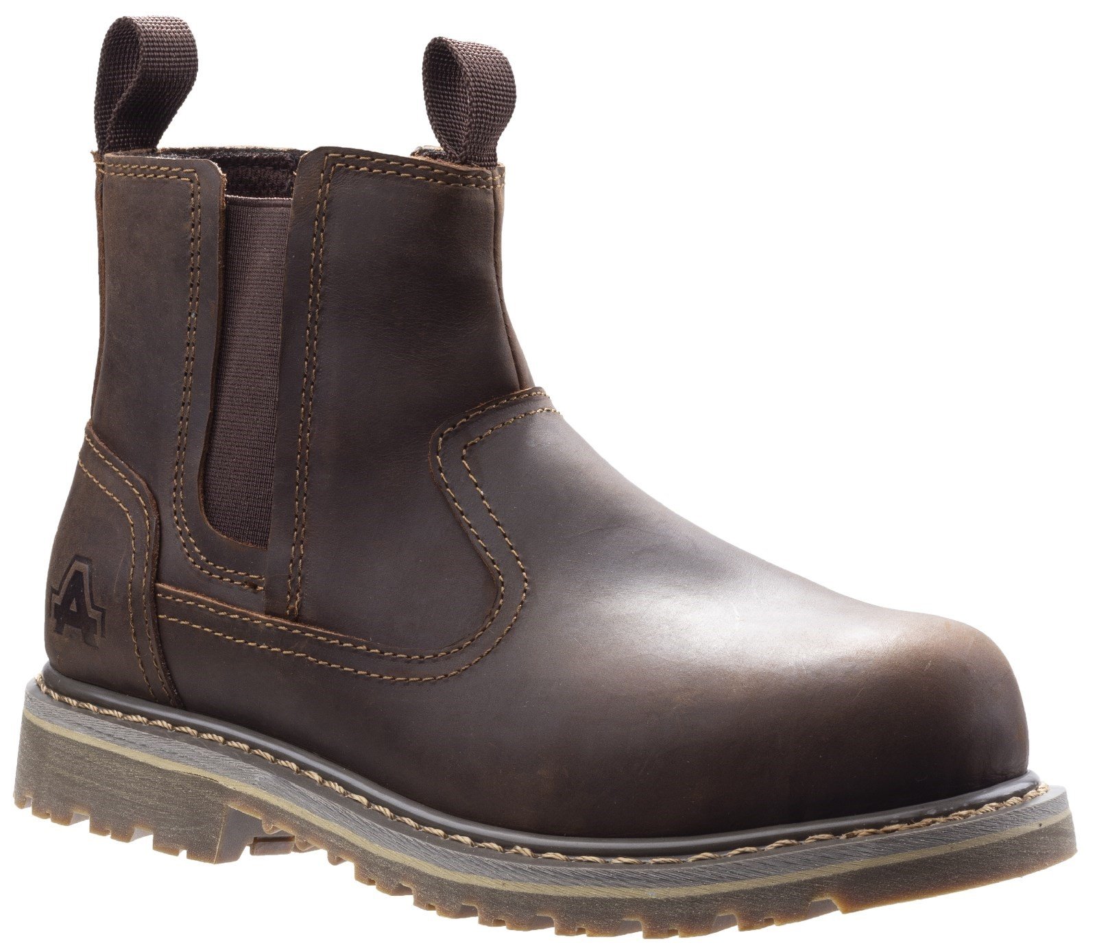 Amblers Women's Safety Alice Slip On Safety Boot Brown 29964 - Brown 3