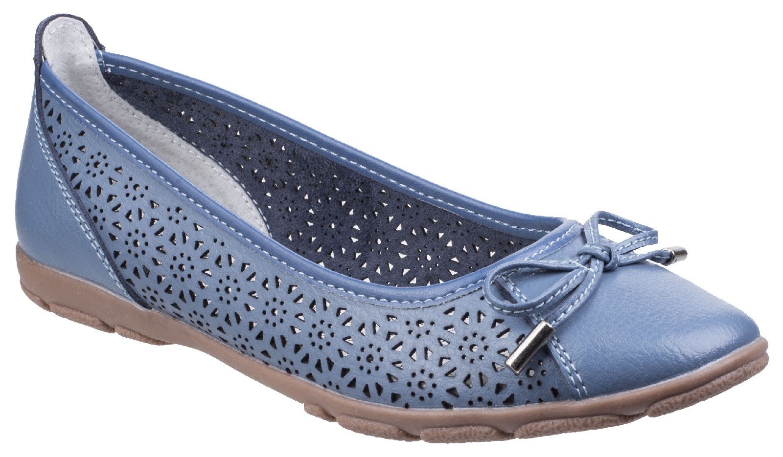 Fleet & Foster Women's Lagune Flats Various Colours 26305-43899 - Blue 3