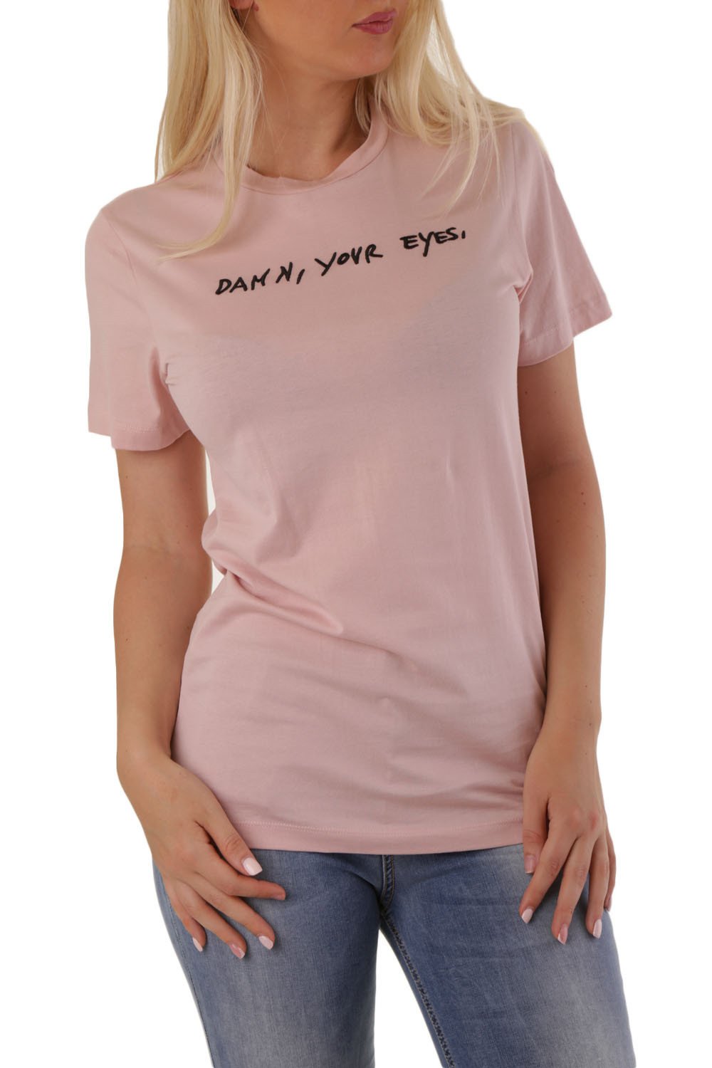 Diesel Women's T-Shirt Various Colours 302492 - pink 2XS