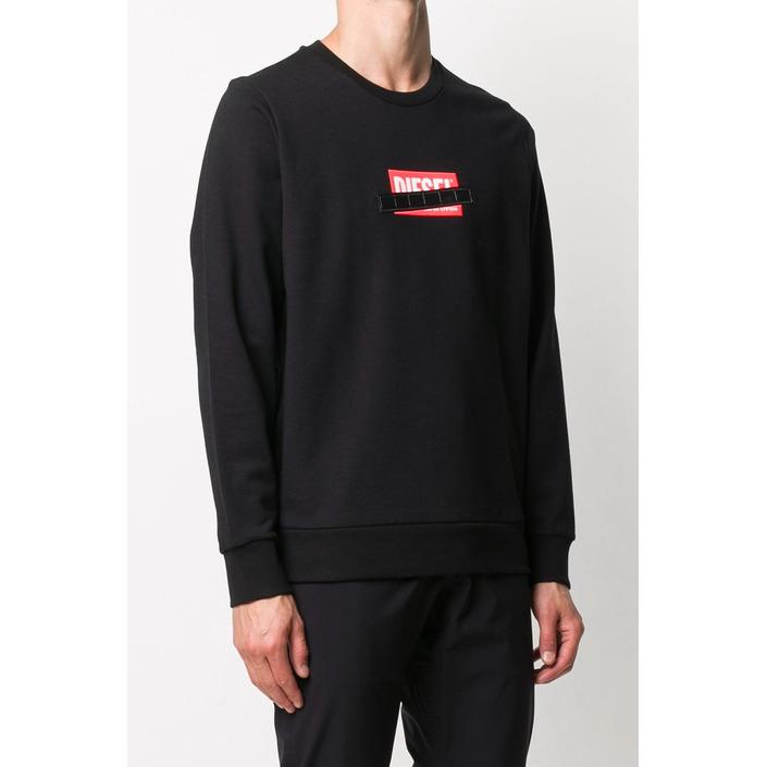 Diesel Men's Sweatshirt Black 293998 - black S