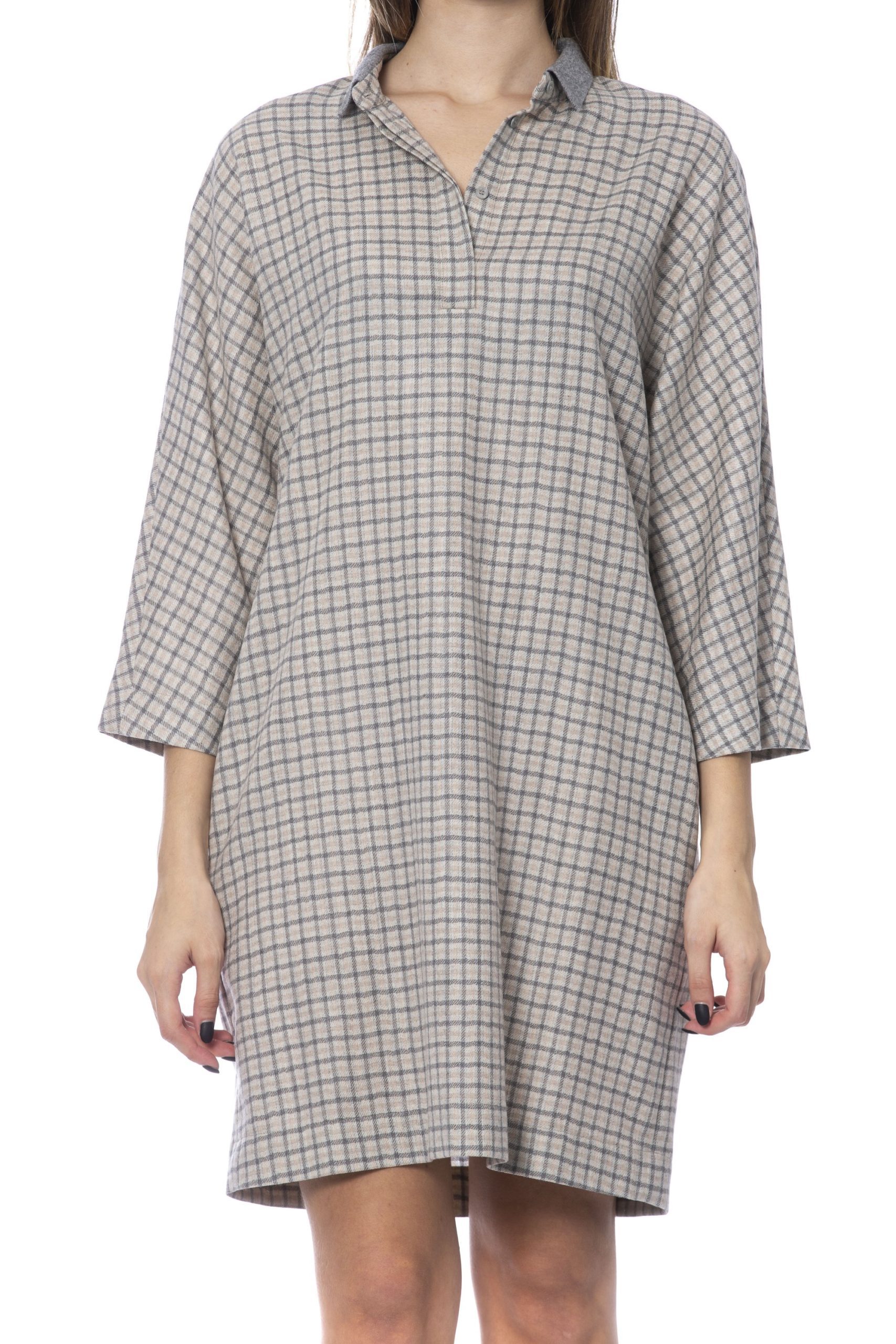 Peserico Women's Dress Grey PE993784 - IT42 | S