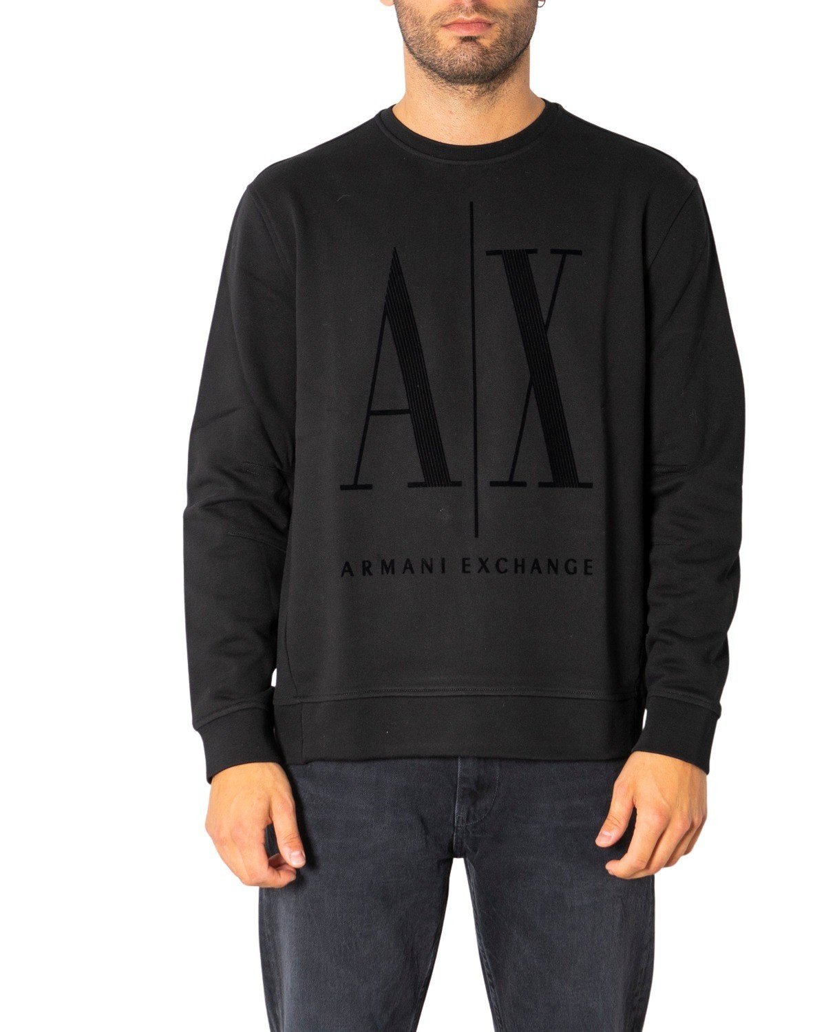 Armani Exchange Women's Sweatshirt Black 198477 - black-1 XS